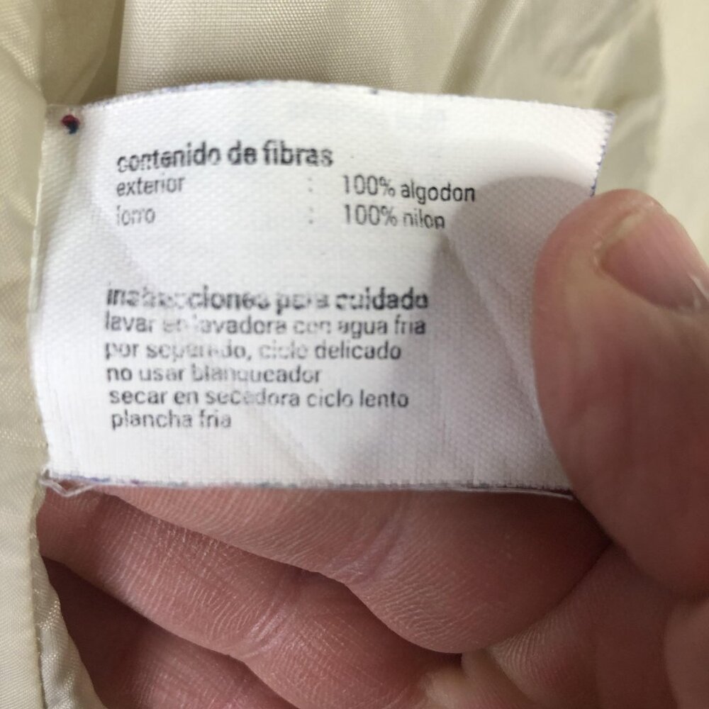 Esprit Jacket Womens Medium Beige Double Breasted Military Y2K Preppy Peacoat - Picture 7 of 16
